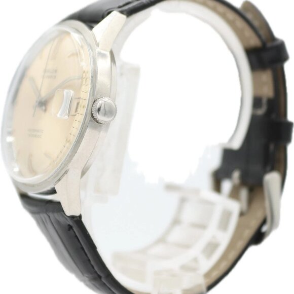 Vintage 35mm Avalon Date Men's Automatic Wristwatch AS 1700/01 Germany Steel - Picture 2 of 4